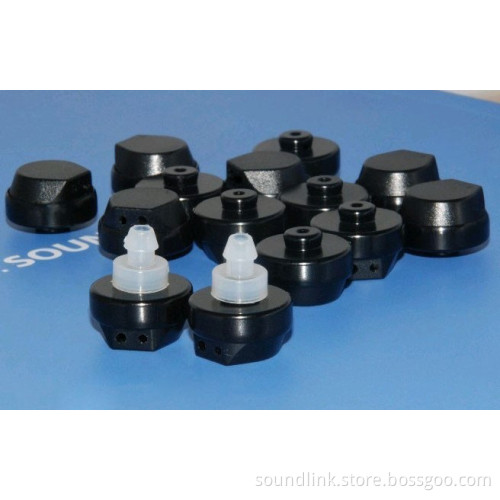 Soundlink black 2pin hearing aid receiver for body aids hearing aid receiver